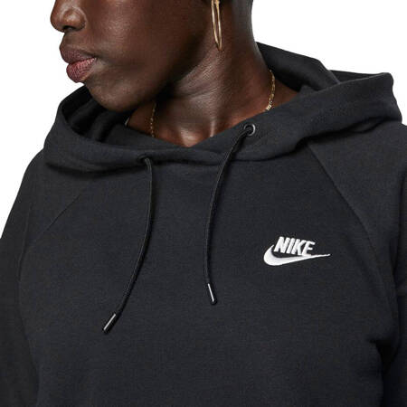 Bluza damska Nike Essentials Hoodie Po Flc czarna BV4124 010