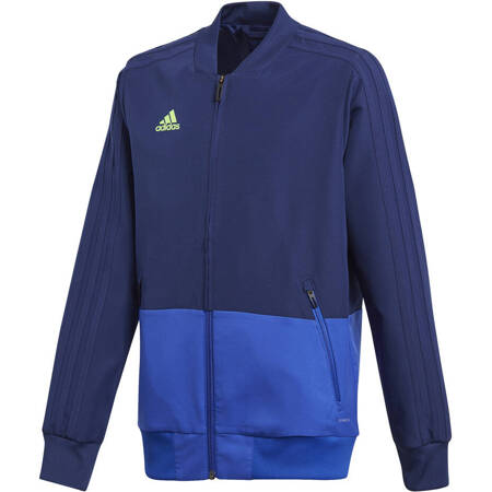 Bluza dla dzieci adidas Condivo 18 Presentation Jacket JUNIOR granatowo-niebieska CF3707