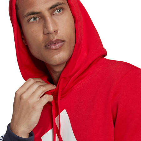 Bluza męska adidas Essentials Fleece czerwona H58980
