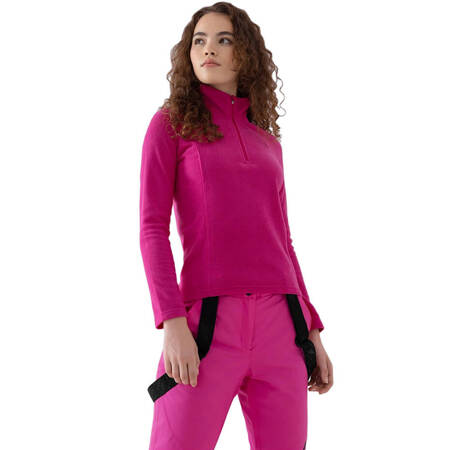 Bluza polarowa damska 4F różowa H4Z21 BIDP010 54S