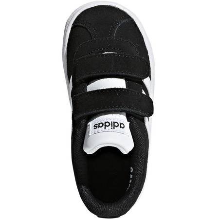 Buty dla dzieci adidas VL Court 2.0 CMF I czarne DB1833
