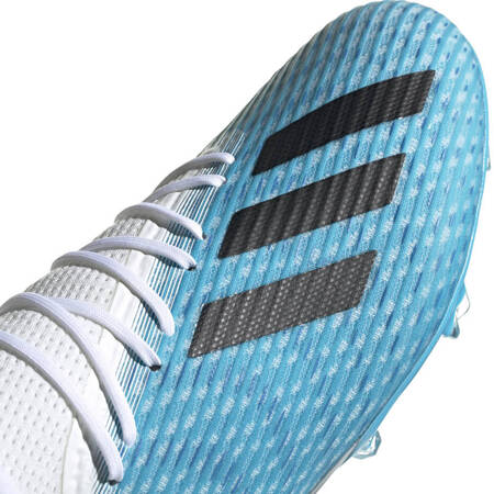 Buty piłkarskie adidas X 19.2 FG biało niebieskie F35387