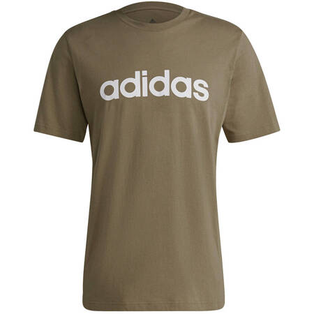 Koszulka męska adidas Essentials Embr khaki H12200