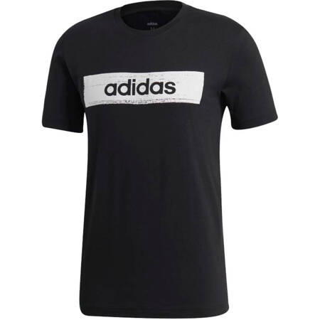 Koszulka męska adidas M Box Graphic Tee 2 czarno-biała EI4593