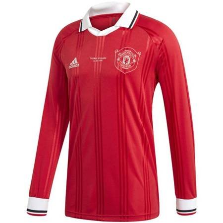 Koszulka męska adidas Manchester United Icons Teel czerwona DX9081