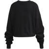 Bluza damska adidas Adjustable 3 Stripes Sweatshirt czarna FI6721