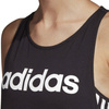 Koszulka damska adidas W Essentials Linear Loose Tank czarna DU7003