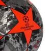 Piłka nożna adidas Finale 19 Capitano czarno-szaro-pomarańczowa DY2557